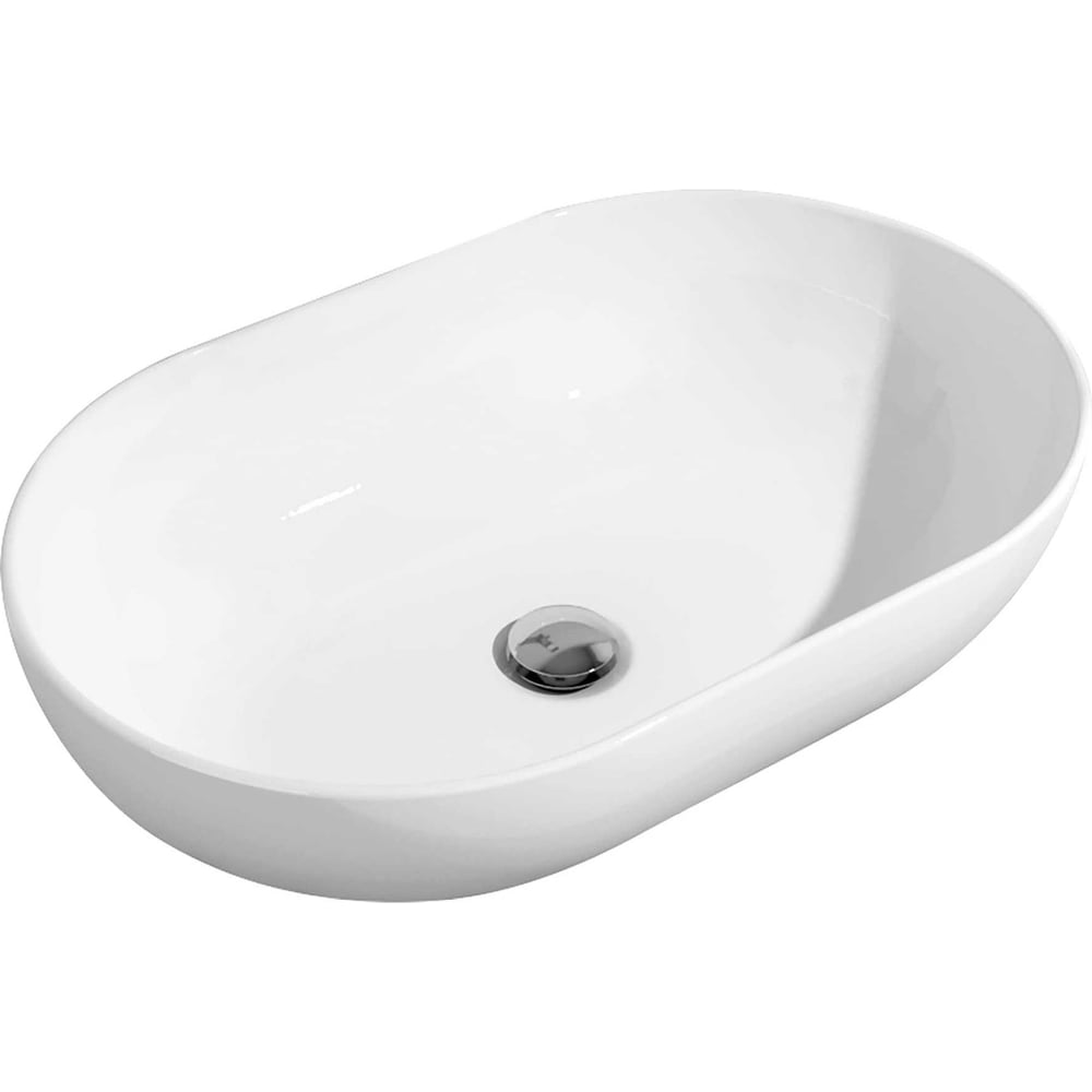 Изображение товара Накладная керамическая раковина Flaminia App 620x400 мм белая современная