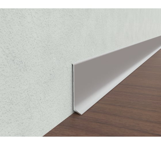 Изображение товара Плинтус ДИАЛ 40 3 000 - 6063 Т6 серебро матовое 4687204783357