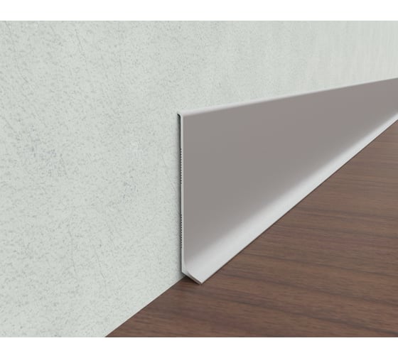 Изображение товара Алюминиевый плинтус ДИАЛ 80 3 000 - 6063 Т6 черный матовый 4687204783401