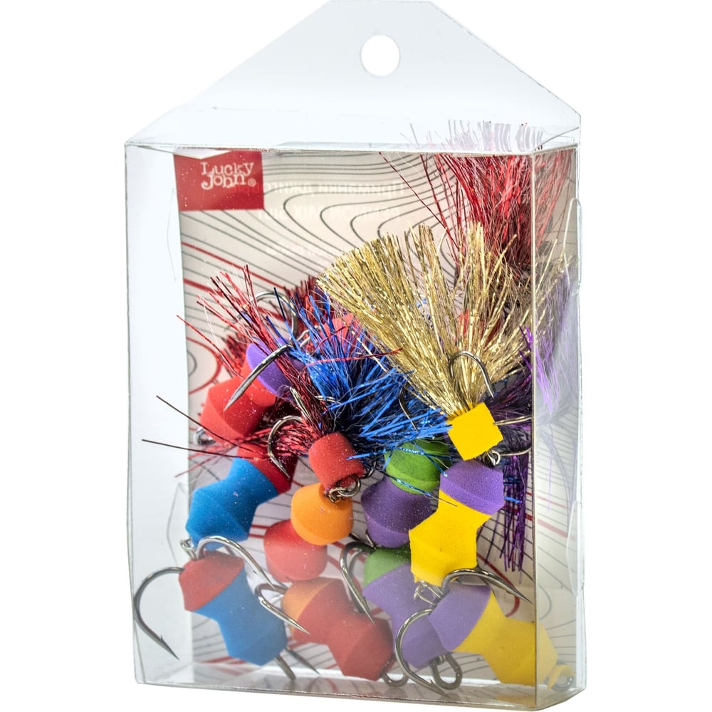 Изображение товара Приманки джиговые Lucky John LJ PENNON TIPSYWORM MIX3 5 шт микс цвет