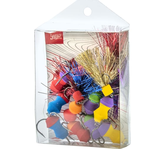 Изображение товара Приманки джиговые Lucky John LJ PENNON TIPSYWORM MIX3 5 шт LJPB005-03