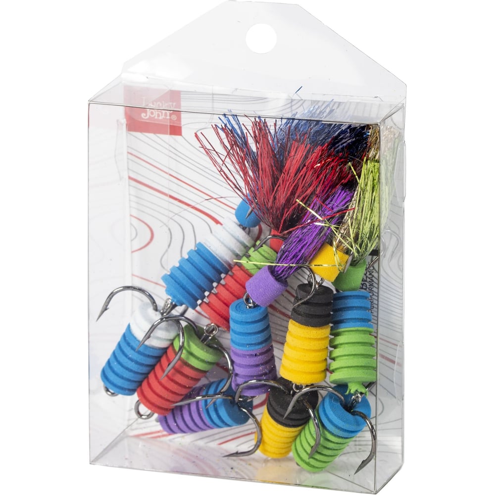 Изображение товара Ловкие джиговые приманки LUCKY JOHN LJ PENNON SLOTWORM MIX1 5 шт