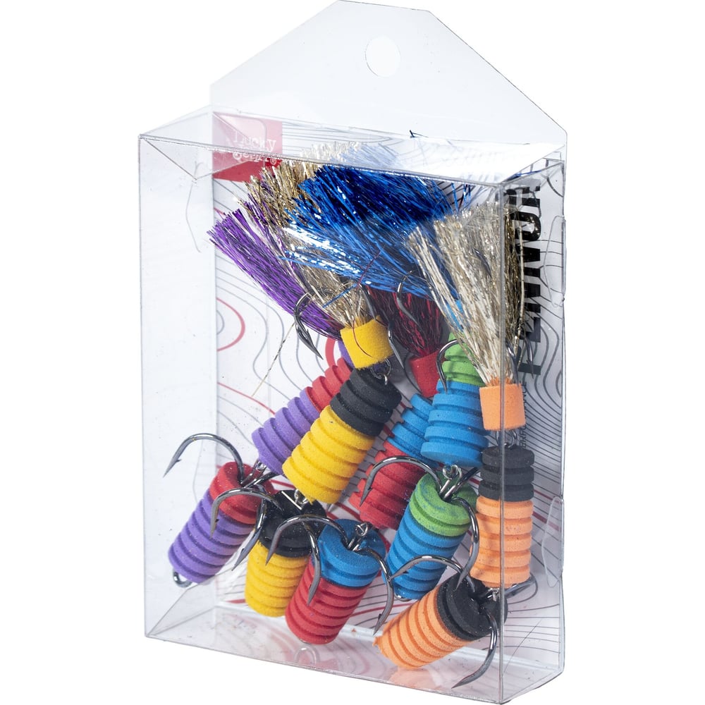 Изображение товара Приманки джиговые Lucky John LJ PENNON SLOTWORM MIX2 5 шт