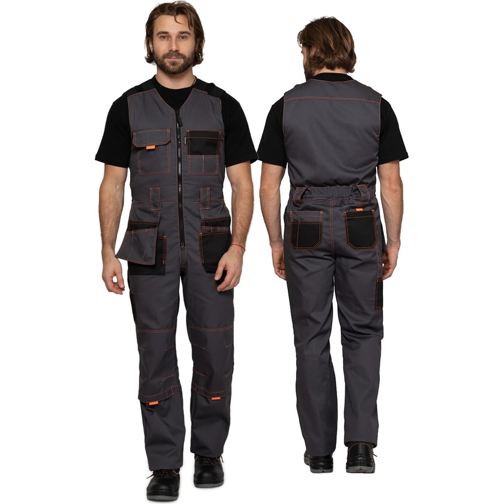 Изображение товара Мужской полукомбинезон Прабо из смесовой ткани с водоотталкивающей пропиткой