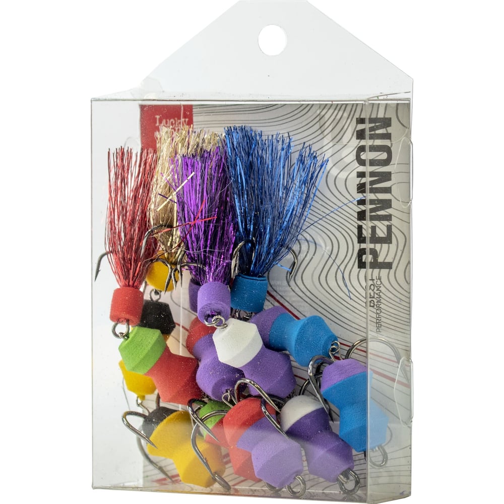 Изображение товара Приманки джиговые Lucky John LJ PENNON TIPSYWORM MIX 5 шт