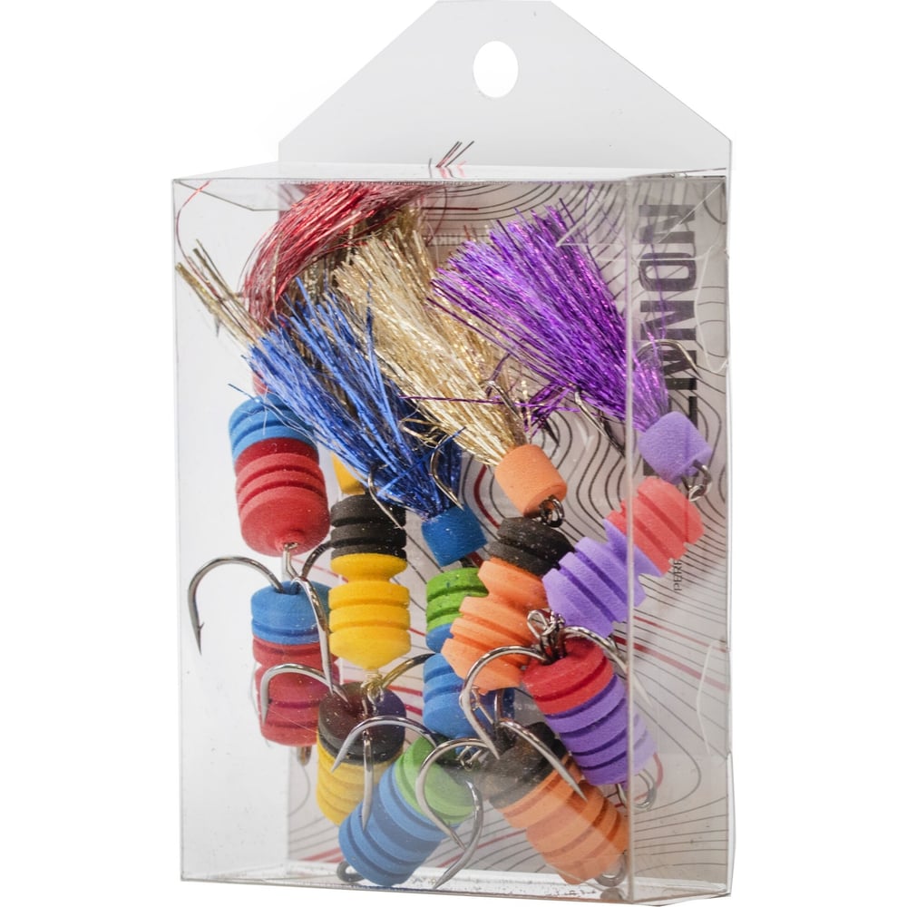 Изображение товара Приманки джиговые Lucky John LJ PENNON BARBELLWORM MIX2 5 шт