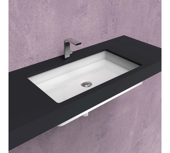 Изображение товара Раковина Flaminia Mini 700x350хh120 мм, встраиваемая снизу, без перелива, керамика, цвет белый MW75SP