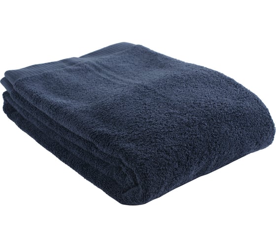 Изображение товара Полотенце банное Tkano темно-синего цвета, коллекция Essential, 90x150 см TK18-BT0018
