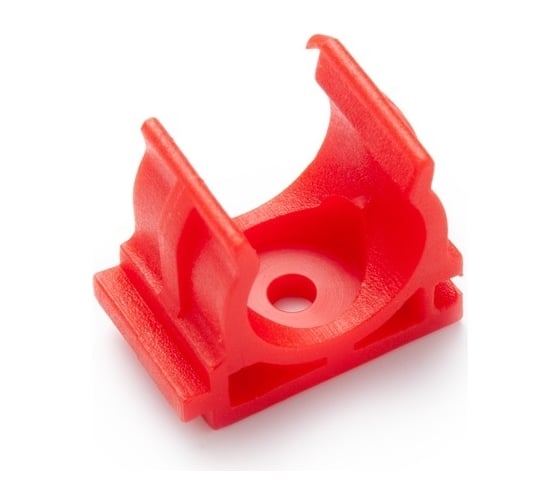 Изображение товара Крепеж-клипса для сантехнических труб Fedast для монтажных пистолетов, 20 мм, красный 100 шт. KL20-R