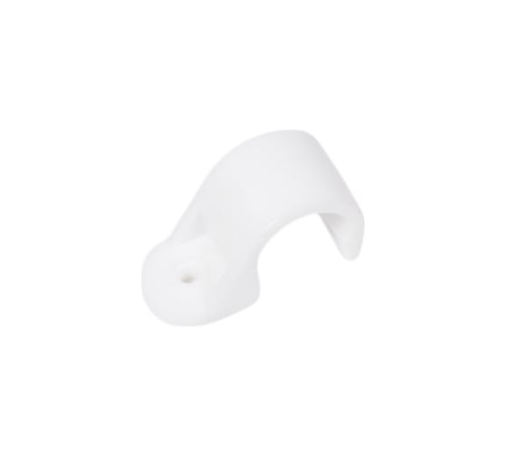 Изображение товара Крепеж-скоба для сантехнических труб Fedast для монтажных пистолетов, 16 мм, белый, односторонняя, 200 шт. SK16-1-W