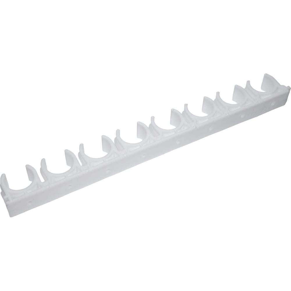Изображение товара Гребенка из клипс для сантехнических труб Fedast 20 мм 8 мест белая