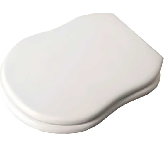 Изображение товара Сиденье для унитаза Flaminia Efi 470x350хh50 мм, быстросъёмное, с механизмом плавного закрывания Soft Close, шарниры хром, цвет белый 23/CR