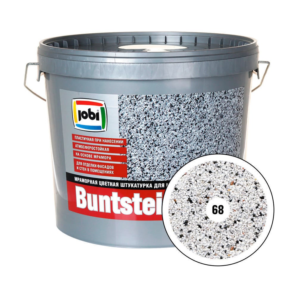 Изображение товара Мраморная штукатурка JOBI BUNTSTEINPUTZ №68 1,2мм 20кг 14976