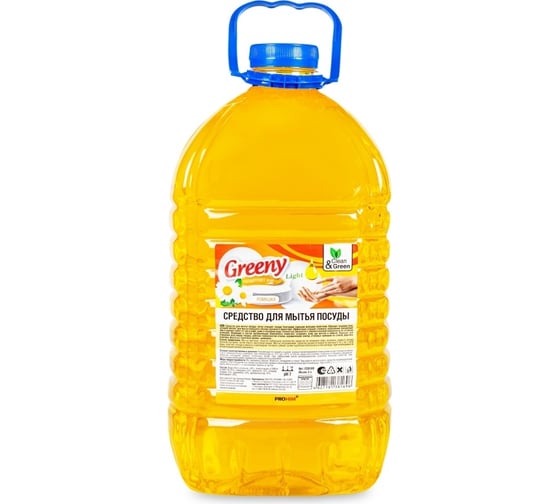 Изображение товара Средство для мытья посуды Прохим "Greeny" Light Ромашка, 5 л CG8169