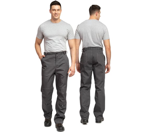 Изображение товара Брюки мужские Прабо " Люкс" серый р-р 60-62/182-188 15663