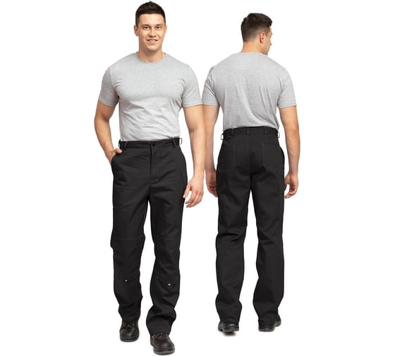 Изображение товара Брюки мужские Прабо " Люкс" черный р-р 56-58/182-188 15672