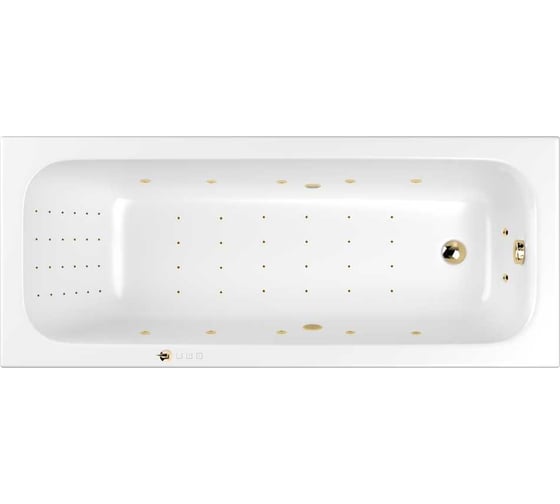 Изображение товара Ванна WHITECROSS Vibe 180x75 "NANO" (золото) 0105.180075.100.NANO.GL