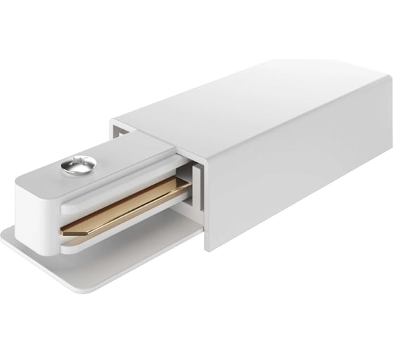 Изображение товара Ввод питания для шинопровода geniled однофазного белый 22030