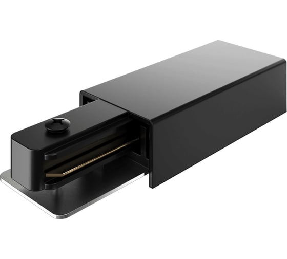 Изображение товара Ввод питания для шинопровода geniled однофазного черный 22031