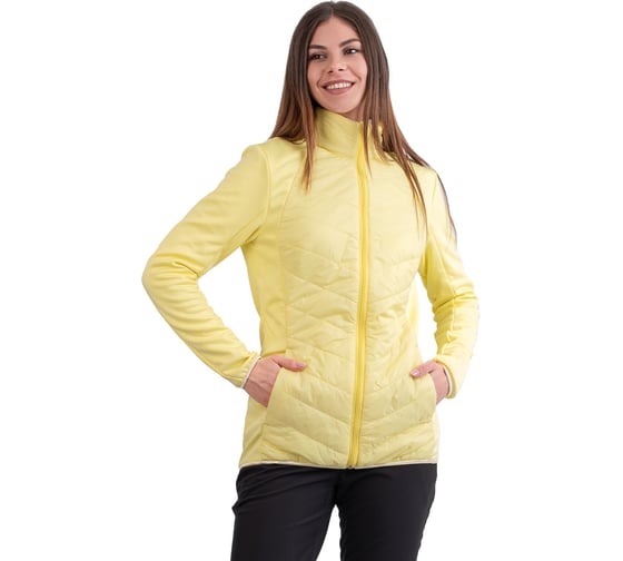 Изображение товара Женская флисовая толстовка PAYER Бэйла светло-желтый, р-р 40-42, рост 170-176 4610097085659