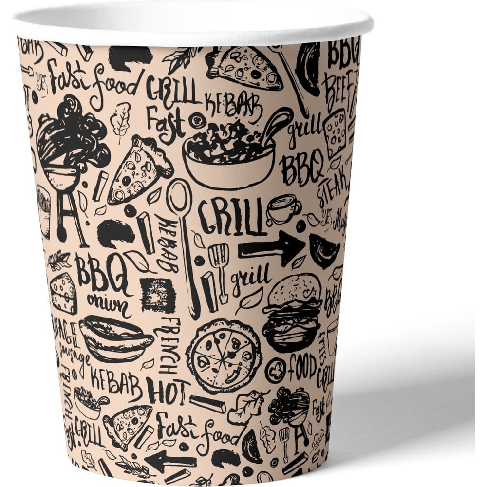 Изображение товара Набор бумажных стаканов ND Play Крафт 250 мл, 6 шт 297176