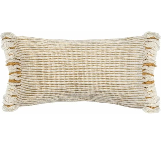 Изображение товара Чехол на подушку Tkano горчичного цвета, Clouds, коллекция Ethnic, 35x60 см TK23-CC0002