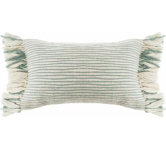 Изображение товара Чехол на подушку Tkano мятного цвета Clouds, коллекция Ethnic, 35x60 см TK23-CC0003