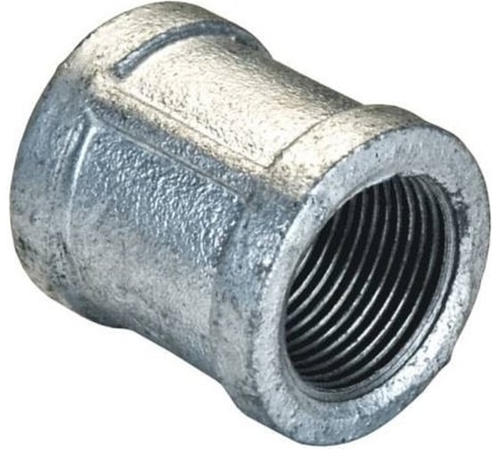 Изображение товара Муфта прямая BTI чугун оцинкованная, 3/4" ВР 1714 034 04I