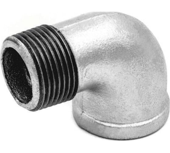 Изображение товара Угольник проходной BTI чугун оцинкованный, 3/4" ВР/НР 1714 034 22I