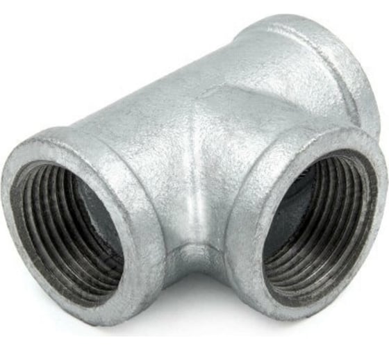 Изображение товара Тройник прямой BTI чугун оцинкованный, 1/2" ВР/ВР 1714 012 17I