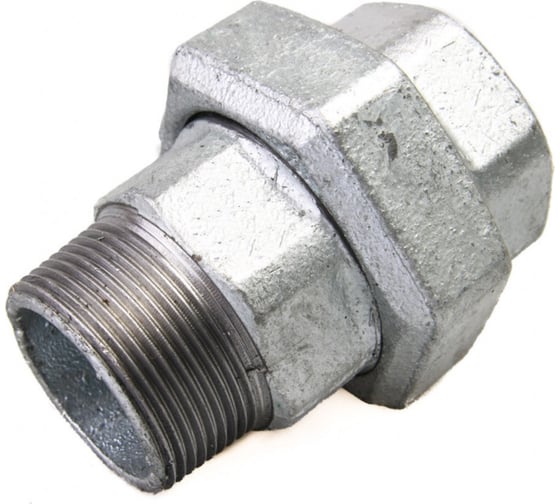 Изображение товара Соединитель прямой американка BTI чугун оцинкованный, 1/2" ВР/НР 1714 012 16I