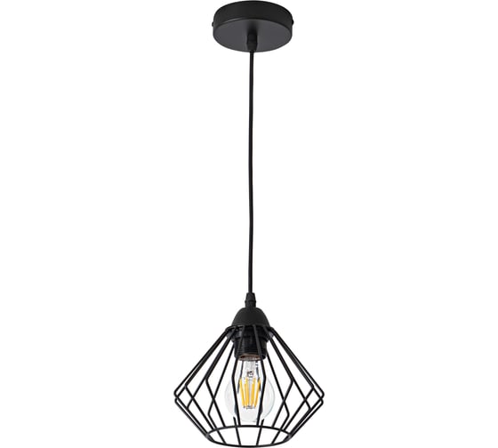 Изображение товара Люстра De Fran SP -1830, Е27 60Вт, серия КЕРО, цвет BK черный SP -1830 BK