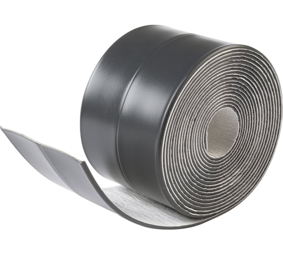 Изображение товара Лента-бордюр самоклеящаяся Аккурат 60 мм, 3,35 м ТМ цвет черный графит hk95934