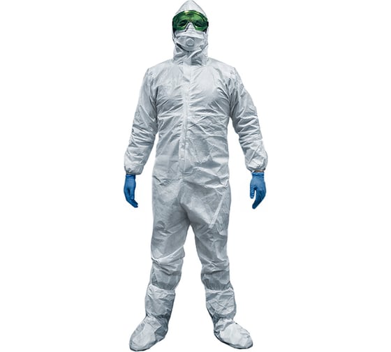 Изображение товара Защитный комбинезон БЕРТА ECOTEX, дышащий, 65 г/м², размер XL ЕКО-TLM01 BASIC-XL