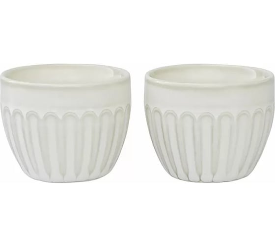 Изображение товара Набор из 2 подставок для яиц Tkano белого цвета, коллекция Kitchen Spirit TK23-TW_EGG0002