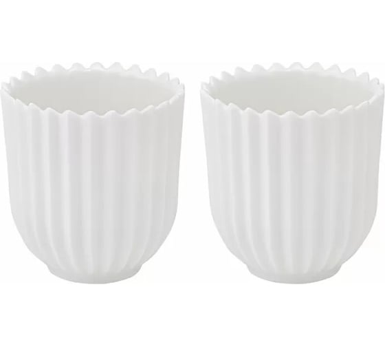 Изображение товара Набор из 2 подставок для яиц Tkano белого цвета, коллекция Edge, S TK23-TW_EGG0003