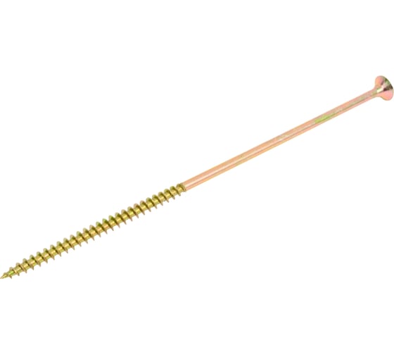 Изображение товара Саморез универсальный МЕТАЛЛСЕРВИС 6x180 желтый цинк 5кг 1264133