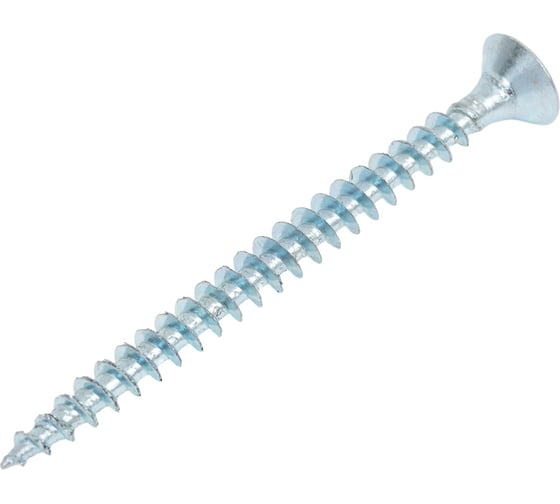 Изображение товара Саморез универсальный МЕТАЛЛСЕРВИС 5x60 белый цинк 20шт. МС 1265945