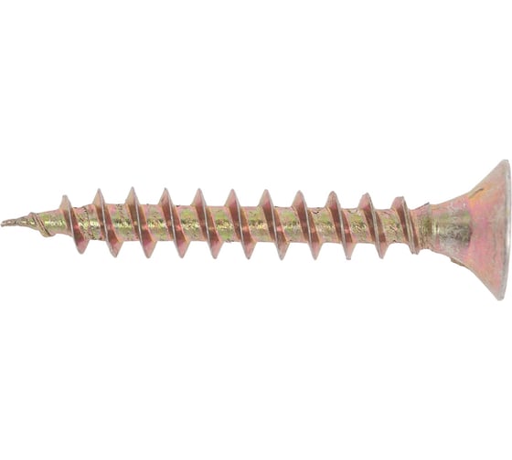 Изображение товара Саморез универсальный МЕТАЛЛСЕРВИС 4,5x30 желтый цинк 1кг 1263853