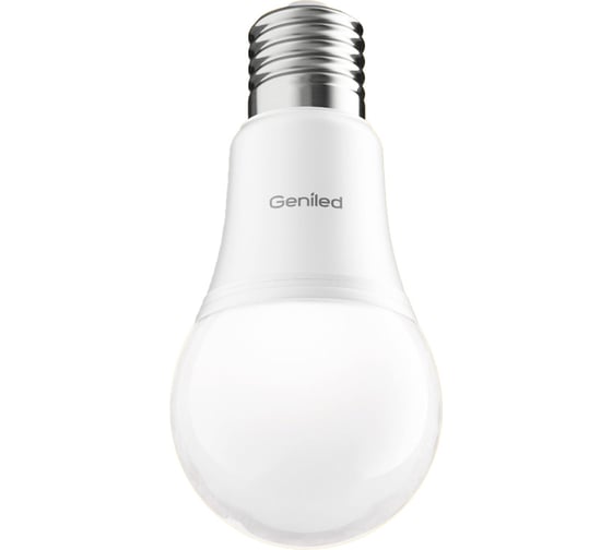 Изображение товара Светодиодная лампа geniled энергосберегающая, E27, A60, 12Вт, 2700К, груша, 10 шт 01301_10
