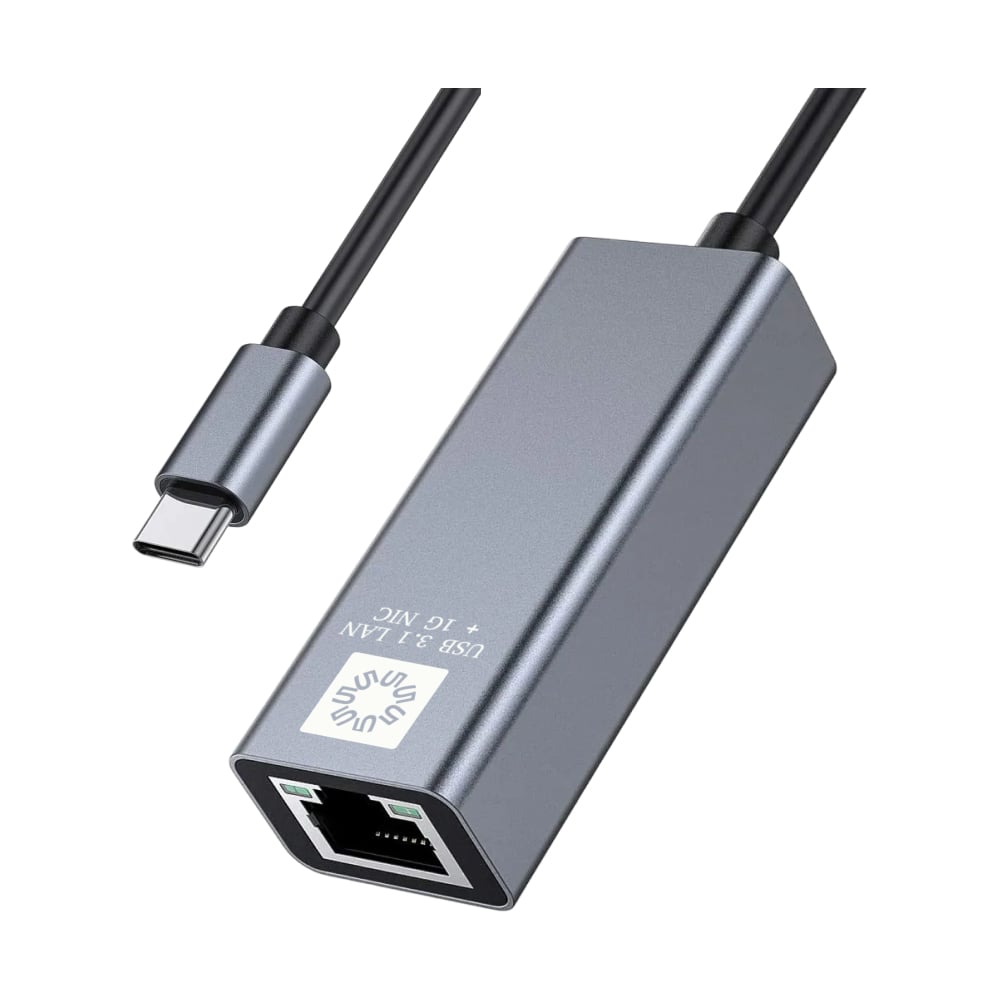 Изображение товара Кабель-адаптер USB Type-C к RJ45 1G 5Bites UA3C-45-14BK серый