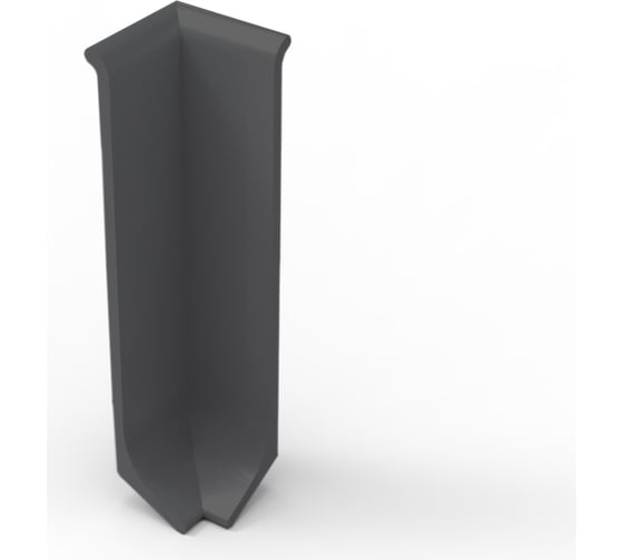 Изображение товара Угол внутренний для плинтуса Диал 80 черный матовый 4687204783760