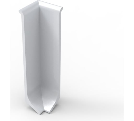 Изображение товара Угол внутренний для плинтуса Диал 80 серебро матовое 4687204783753