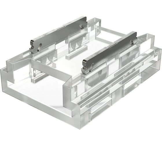 Изображение товара Коннектор прямой для одноцветной светодиодной ленты geniled 8мм и ленты COB 8мм 2pin прокалывающий 1шт 12369