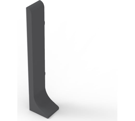 Изображение товара Заглушки для плинтуса Диал 80 ЧЕРНЫЙ матовый 4687204783784