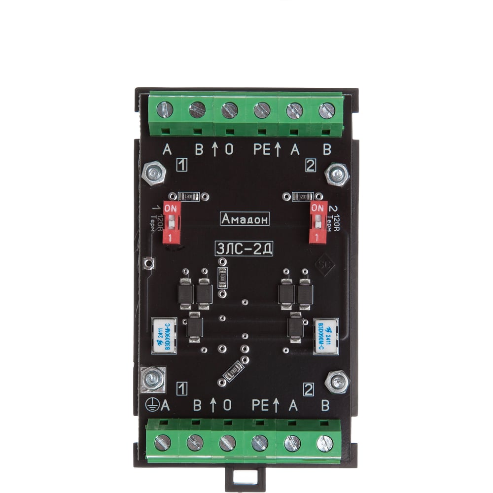 Изображение товара Защитное устройство АМАДОН RS-485/ RS422 ЗЛС-2Д для линий связи