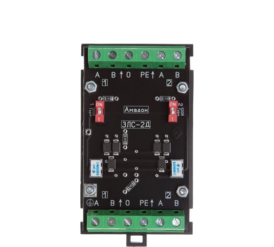 Изображение товара Устройство защиты линий связи АМАДОН RS-485, 2 канала. ЗЛС-2Д