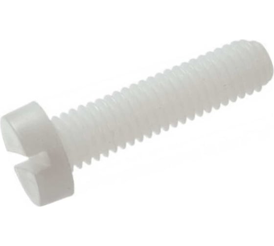 Изображение товара Винт ЦКИ DIN84 М2.5x16 полиамид, SL 3.5x0.6, 10 шт. 56124