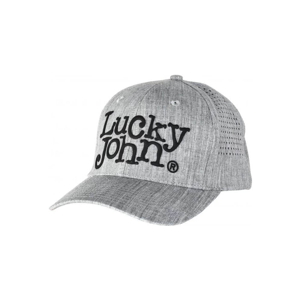 Изображение товара Бейсболка LUCKY JOHN GR AM-6011 синтетическая летняя унисекс кепка серого цвета