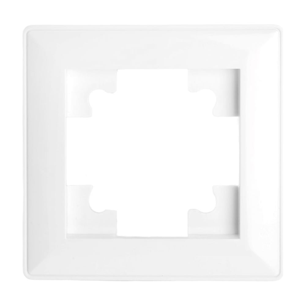 Изображение товара Рамка STEKKER PFR00-7001-01 1-местная, серия Катрин, белый, 39792